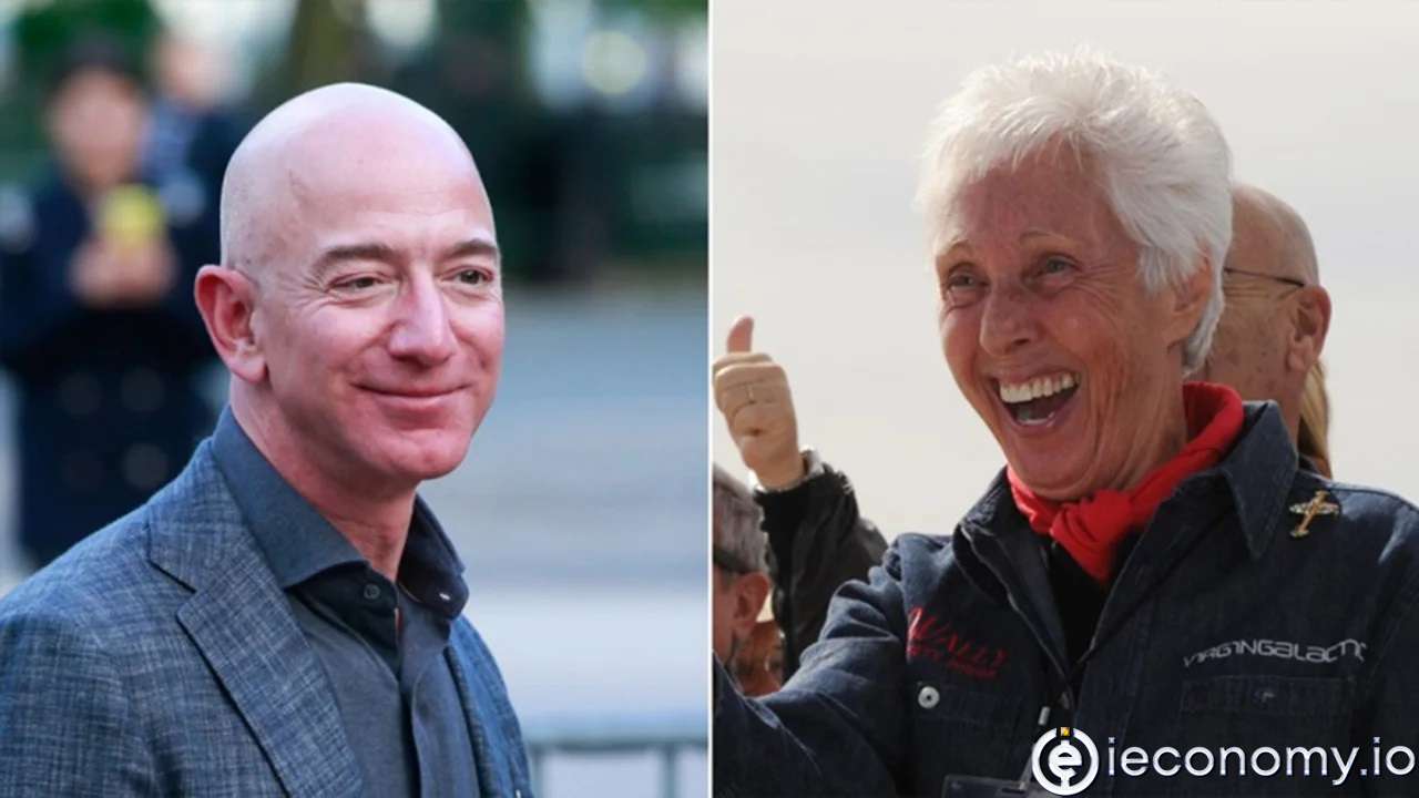 The 82-year-old pilot will accompany Jeff Bezos on his flight into space