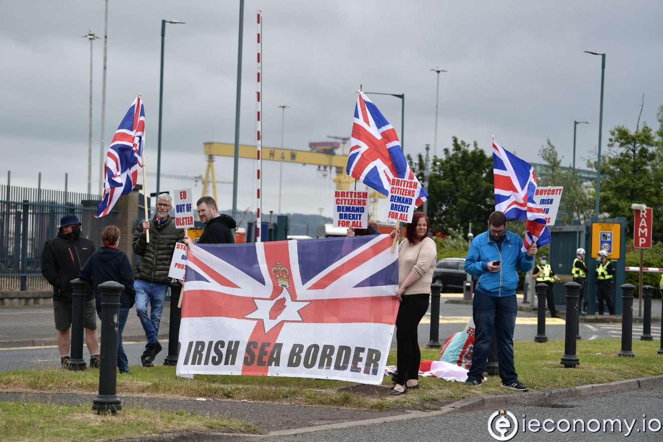 Britain postponed controls on goods on the border with Northern Ireland