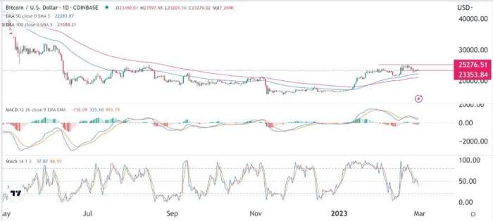 BTC/USD Forex Sinyali: Ayı Piyasası Bayrağı 22,000'e Geri Çekmeye